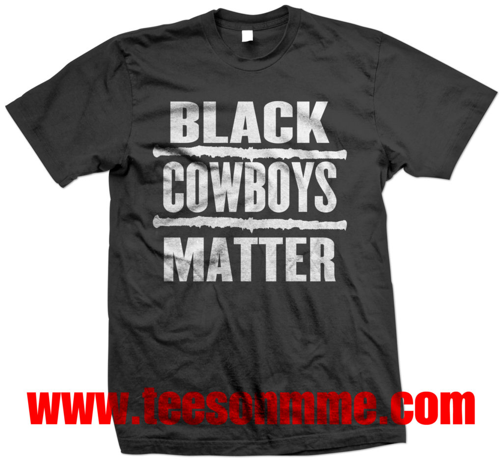 black cowboys shirt